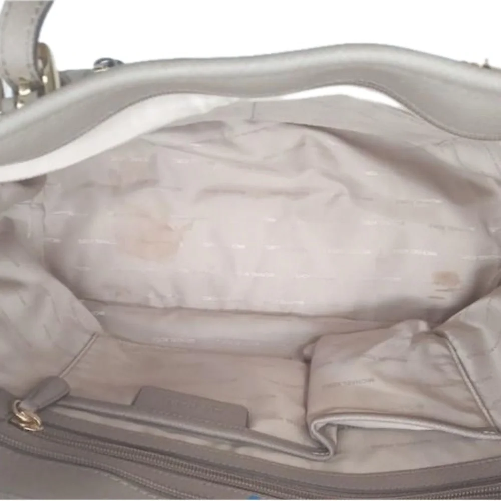 Michael Kors NEW Gray/ Taupe Bag - Picture 4 of 6